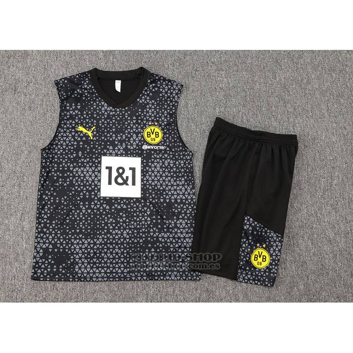 Chandal del Borussia Dortmund Sin Mangas 2024-2025 Negro